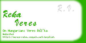 reka veres business card
